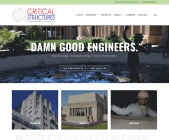 Critical-Structures.com(Critical Structures Inc) Screenshot