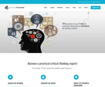 Critical-Thinking.com(Become a practical critical thinking expert) Screenshot