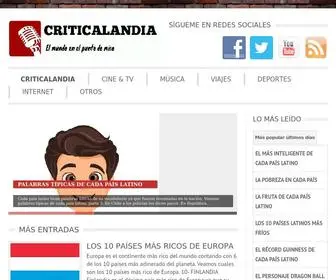 Criticalandia.com(El mundo en el punto de mira) Screenshot