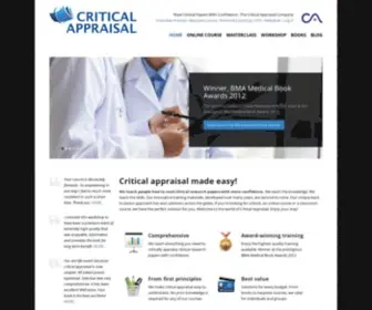 Criticalappraisal.com(Critical Appraisal) Screenshot