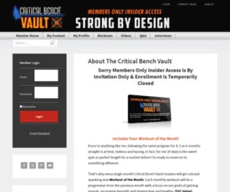 Criticalbenchvault.com(Insider Access for Members Only) Screenshot