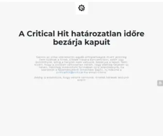 Criticalhit.hu(Nothing) Screenshot