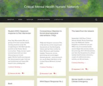 Criticalmhnursing.org(Criticalmhnursing) Screenshot