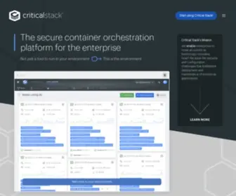 Criticalstack.com(Critical Stack) Screenshot