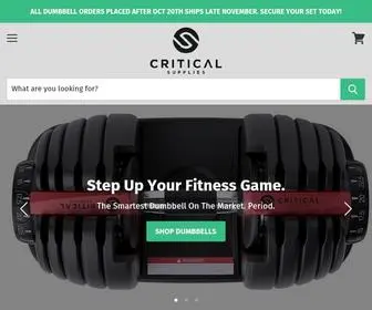 Criticalsupplies.com(Critical Supplies empowering communities to stay safe) Screenshot