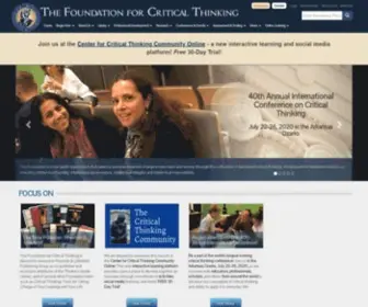 Criticalthinking.org(Critical Thinking) Screenshot