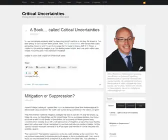 Criticaluncertainties.com(Critical Uncertainties) Screenshot