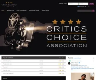 Criticschoice.com(Critics' Choice Awards) Screenshot