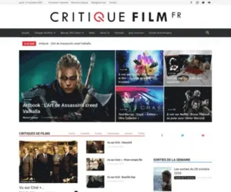Critique-Film.fr(Critiques de films au cinéma) Screenshot