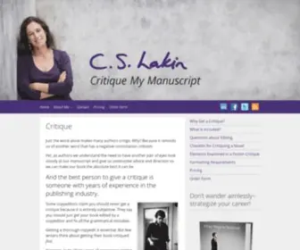 Critiquemymanuscript.com(Critique My Manuscript) Screenshot