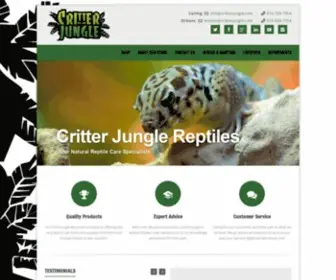 Critterjungle.com(Critter Jungle) Screenshot