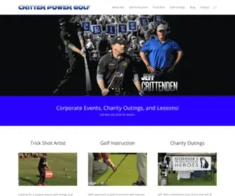 Critterpowergolf.com(Jeff Crittenden) Screenshot