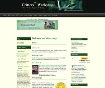 Critters.org(Critters Writers Workshop) Screenshot