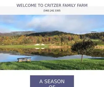 Critzerfamilyfarm.com(Critzer Family Farm) Screenshot