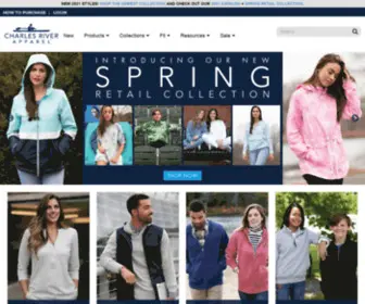 Criver.net(Charles River Apparel) Screenshot