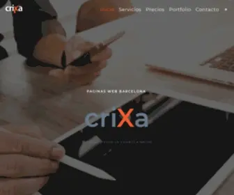 Crixa.es(Diseño web Barcelona) Screenshot