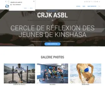 CRjkasbl.com(Bienvenu au Cercle de Réflexion des Jeunes de Kinshasa) Screenshot