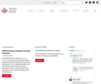 CRKN-RCDR.ca(Canadian Research Knowledge Network) Screenshot