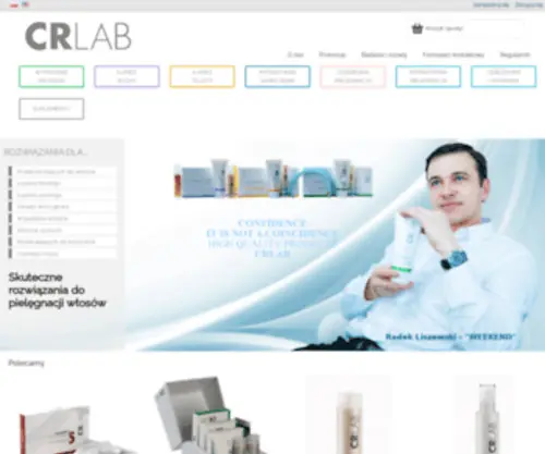 Crlab.pl(Preparaty do pielęgnacji i regeneracji włosów) Screenshot