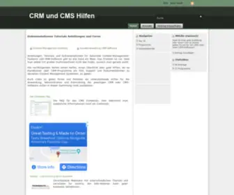 CRM-CMS.de(Die Contenido FAQ Joomla) Screenshot