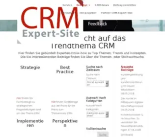 CRM-Expert-Site.de(CRM Expert Site) Screenshot