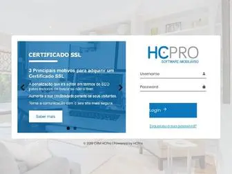 CRM-HCpro.pt(CRM HCPro) Screenshot