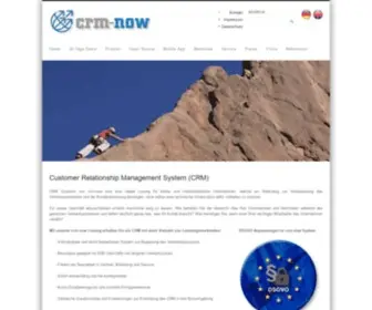 CRM-Now.de(Ihr deutsches CRM System) Screenshot