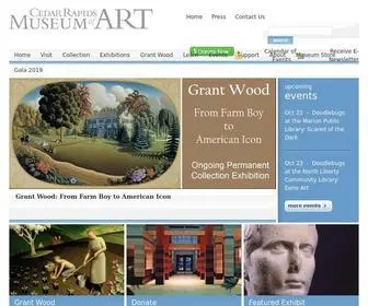 Crma.org(Cedar Rapids Museum of Art) Screenshot