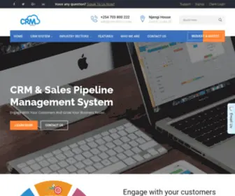 Crmafrica.co.ke(Customer Relationship Management System Kenya) Screenshot