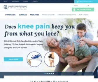 CRMchealth.org(Cookeville Regional Medical Center) Screenshot