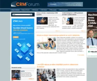 CRmforum.cz(CRM fórum) Screenshot