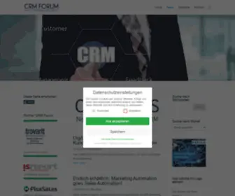 CRmforum.de(CRM Forum) Screenshot