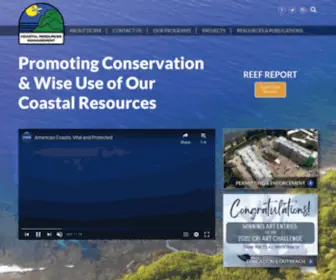 CRM.gov.mp(Division of Coastal Resources Management) Screenshot