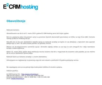 CRmhosting.rs(E² CRM Hosting) Screenshot