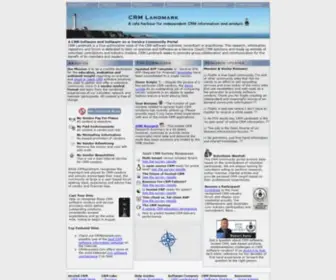 CRmlandmark.com(CRM Software Reviews) Screenshot