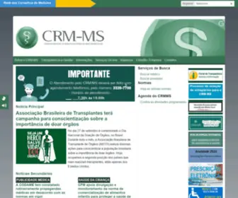 CRMMS.org.br(Conselho Regional de Medicina do MS) Screenshot