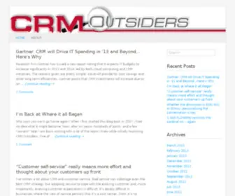 Crmoutsiders.com(CRM Outsiders) Screenshot
