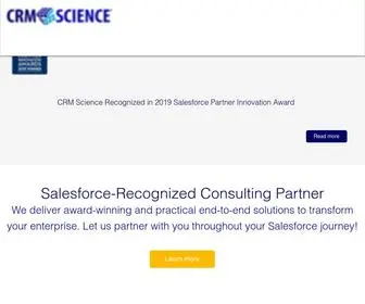 CRMscience.com(CRM Science) Screenshot