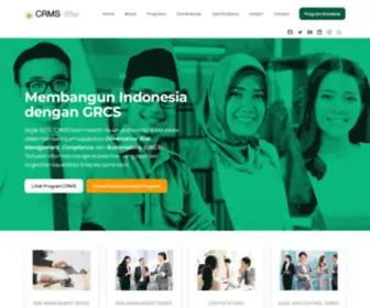 CRmsindonesia.org(Center for Risk Management & Sustainability) Screenshot