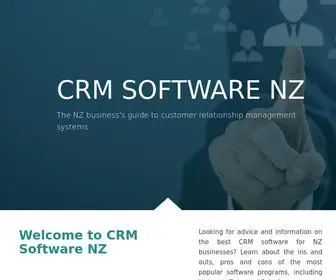 CRmsoftware.co.nz(CRM Software NZ Reviews and Information) Screenshot