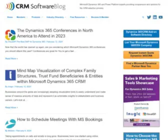 CRmsoftwareblog.com(Microsoft Dynamics 365) Screenshot