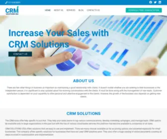 CRmsolutionsusa.com(CRM Solutions for Small Business at Affordable Price) Screenshot