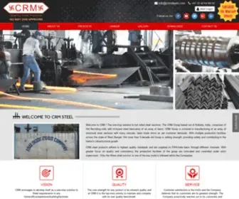 CRMsteels.com(House of Quality Steel) Screenshot