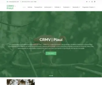 CRMV-PI.org.br(Veterinária) Screenshot