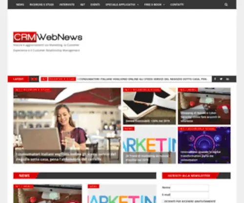 CRmwebnews.it(CRM Web News) Screenshot