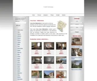 Crnagoranekretnine.com(Nekretnine) Screenshot