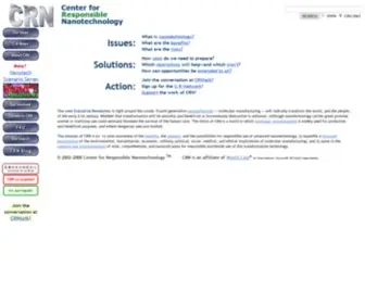 Crnano.org(Nanotechnology Research) Screenshot