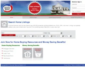 CRnmember.com(Consumer Resource Network) Screenshot