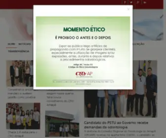 Croap.org.br(Odontologia amapá) Screenshot