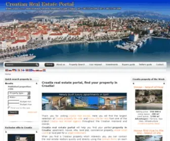 Croatia-Estate.com(Croatia real estate agency) Screenshot